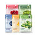 Natural Essence Face Mask 5 Pack Set (Organic Collagen Fruits Facial Sheet Mask). 