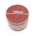 10Pcs 7 inch 180mm Velcro Sand Paper Grit #180. 