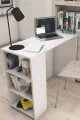 VTEC Simple Study Table/ Computer Desk/ Laptop Table/ Office table /Small Table / Kids Table / With side rack design /. 