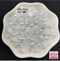 Beads,10g ,Resin Half Round Imation Pearls Beads Flatback Nail Art Decorate Diy, card decoration,. 
