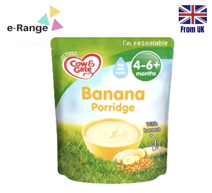 Cow and Gate Banana Porridge 4-6 months onwards 125g