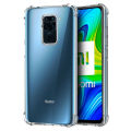 ANS Redmi Note 9 Soft Silicone TPU Case with anti-shock protection hardy edges fully transparent cover bumper case For Redmi Note 9. 