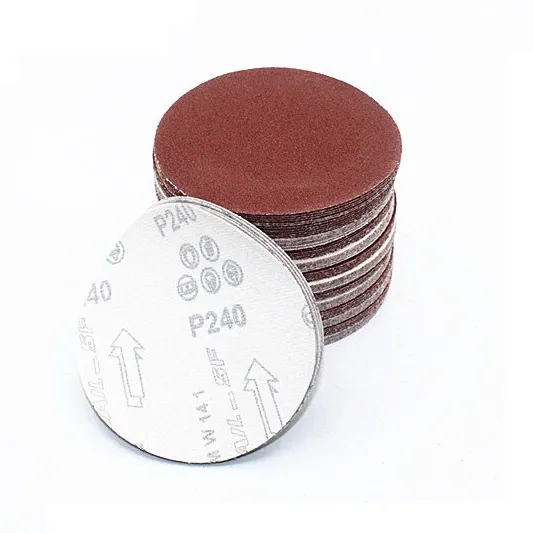 10Pcs%207%20inch%20180mm%20Velcro%20Sand%20Paper%20Grit%20#180%20-%20Image%205