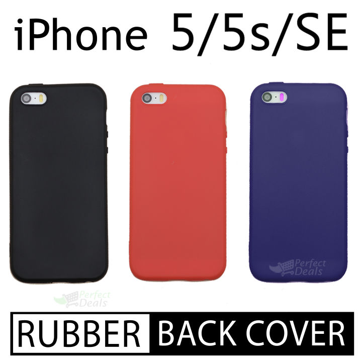 iPhone 5/5s/SE Silicone Case - Slim Flexible TPU Protective Cover