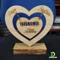 Customized Wooden Gift With Your Name & Wishes For Happy anniversary gift Birthday Gift wedding gift lover gift valentine gift. 