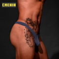 CMENIN Fashion 2022 Threadwork Milk Fiber Men Underwear thongs Mens Jockstrap New Thongs And G strings Fashion 2022 Comfort Innerwear AD313. 