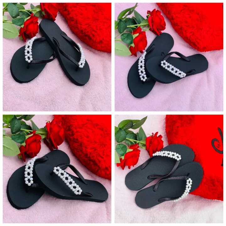 House%20Slipper%20Flip%20Flops%20for%20Women's%20Pearls%20Design%20Slippers%20Fashion%20House%20Slippers%20-%20Image%202