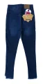 Imark Tulip Hem Low Cut High Waist Stretch Denim Jeans for Women. 