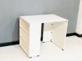 VTEC Simple Study Table/ Computer Desk/ Laptop Table/ Office table /Small Table / Kids Table / With side rack design /. 