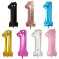 40 inch Number Balloons - Foil. 