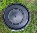 Empty HDPE plastic Blue Drum 30 Litres. 