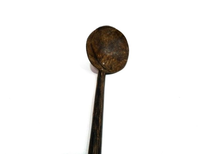 Coconut shell spoon