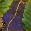Gold Plated Miami Cuban Chain Long-Lasting Guaranteed 3MM 4MM 5MM 24 Inch with Free Gift Box [RG]-MC. 