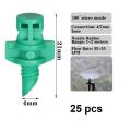 25/50 PCS Micro Water Sprinkler 180 degree Water Sprayer Agriculture Drip Irrigation System for Mushroom Spray Garden Lawn Misting Nozzle Sprinkler Irrigation System. 