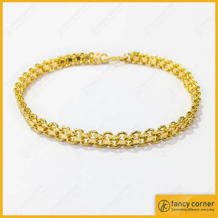 Gold%20bracelet%20Fashion%20Fashionable%20and%20Stylish%20Design%20Gold%20Plated%20Guarantee%20bracelet%20for%20Women%20and%20Men%20-%20Image%202