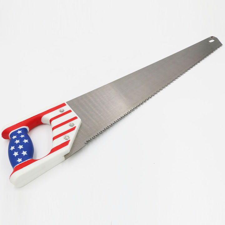 imagsy hand mitre saw with  USA flag handle 18" inch