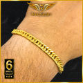 Gold Plated Miami Cuban Cut Bracelet Albert Long-Lasting Guaranteed with Free Gift Box RG-MB. 