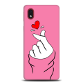 Back Cover For Samsung M01 Core Snapping Girl Design. 