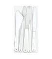 Artist Grade Plastic Painting Knife set / Palette Knife set (Set of 5) for artists and crafting ( cake decoration tool ). 