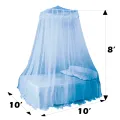C four Superfit Square framed Side Open Mosquito Net for Super Twin Bed ( 10 x 10 ). 