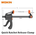 QUICK RATCHET BAR CLAMP 6" F-Clamp Wokin 107206. 