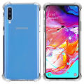 Shopila Samsung Galaxy A70 Soft Silicone TPU Case with anti-shock protection hardy edges fully transparent cover bumper case For Samsung Galaxy A70. 