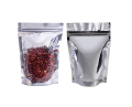 Aluminum Ziplock Window Pouch Bags 100g 20x13cm. 