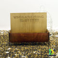 Wooden Visiting Card Holder For Office Table, Wooden Butterfly Visiting card Holder. 