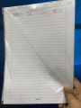 Writing papers for students rough work and for writing-black colour lines- 100 sheets. 