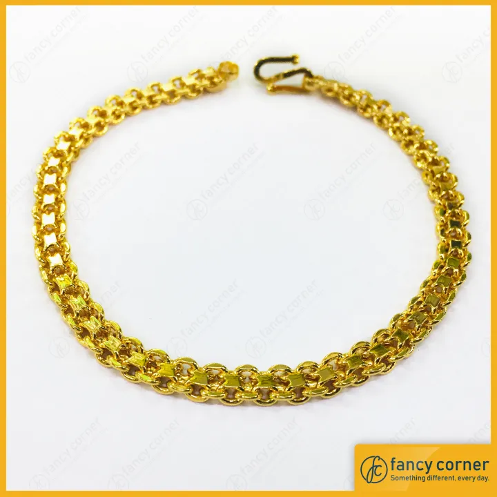 Gold%20bracelet%20Fashion%20Fashionable%20and%20Stylish%20Design%20Gold%20Plated%20Guarantee%20bracelet%20for%20Women%20and%20Men%20-%20Image%203