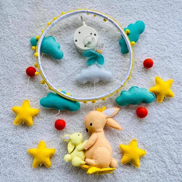 Baby Cot Mobile with Music Box