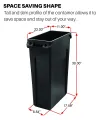 Rubbermaid Commercial Products SLIM JIM® Heavy-Duty 23-Gallon (87 Liter) Garbage Bin. 