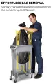 Rubbermaid Commercial Products SLIM JIM® Heavy-Duty 23-Gallon (87 Liter) Garbage Bin. 