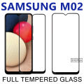 Shopila High Quality M02 Screen Protector Full Glue 21D Tempered Glass Full Cover Protection Screen Guard for Samsung Galaxy M02 Glass. 