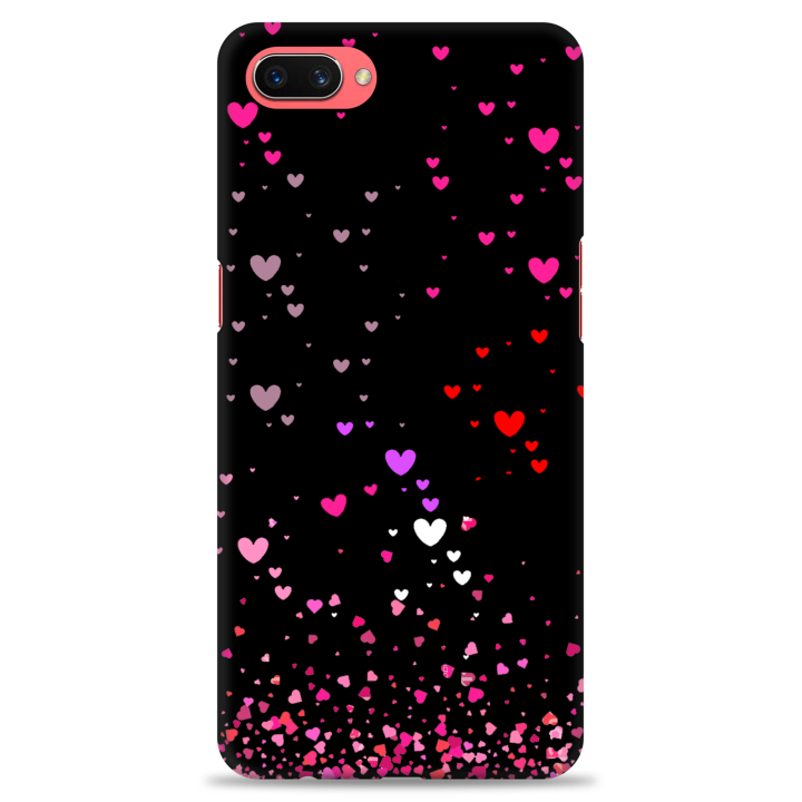 Back Cover For Oppo A3s  Heart Dust Design