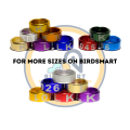 Bird Leg Rings Aluminum / Colors Available / 6mm / 6Pcs. 