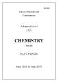 Edexcel A2  Chemistry Unit 6 Past Papers. 