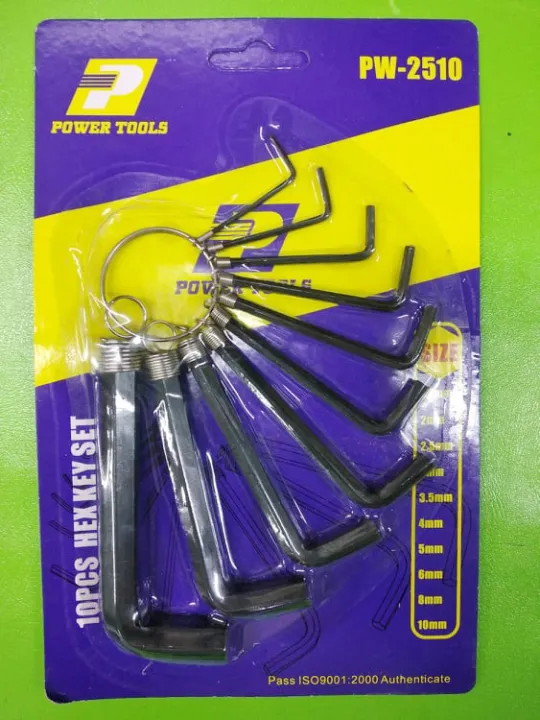 Clover%2010%20PCS%20HEX%20KEY%20SET/%20Allen%20key%20set%20/%20L%20KEY%20SET%20-%20Image%203