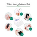 100pcs/box Disposal Alcohol Pred Pads 4 x 4cm Alcohol Wet Wipes Swabs for Musical Instrument Nail Art Computer Mobile Phone Cleaning Extenal Use Only. 