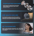 AARON New drawer style H26 wireless lavalier 2x microphone and Type C Receiver for outdoor live streaming noise reduction recording, Vlog, Interview, YouTube, Tiktok (ရင်ချိတ် မိုက်). 