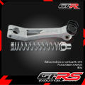 Rear brake lever (straight, long) with spring GTR GIORNO/PCX/AEROX year 2021 (Preorder). 