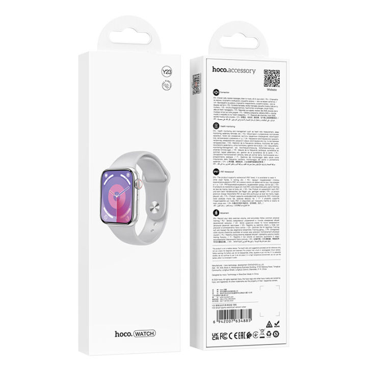 (Preorder)%E3%80%90Support%20Line%E3%80%91HOCO%20Y23%20Smart%20Sports%20Watch%202.02%20inch%20Full%20Touch%20Screen%20Bluetooth%205.3%20IP67%20Waterproof%20Sports%20Fitness%20Watch%20300mAh%20Battery%20Life%20for%20iOS%20Android%20All%20Smartphones%20Universal%20Watch%2022%20Languages%20-%20Image%209