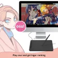 VEIKK VK640 6 x 4 inch Professional OSU Tablet Digital Drawing Writing Pad Graphic Pen Tablet with Battery-free Passive Pen(8192 Levels Pressure Sensitivity). 