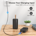 GADGET MAX 30000mAh RAY HANGER 2.4A POWER BANK(5V/2.1A) (OUTPUT-2USB/INPUT-MICRO/TYPE-C), 30000mAh Power Bank, 2.4A Power Bank, Power Bank For All. 