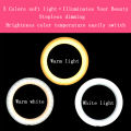 Golden Pyae Dimmable 3 Color Photo Studio 26cm 3200K-5600K Photography Phone Video LED Ring Light Lamp  For iphone Samsung Xiaomi Canon Camer. 