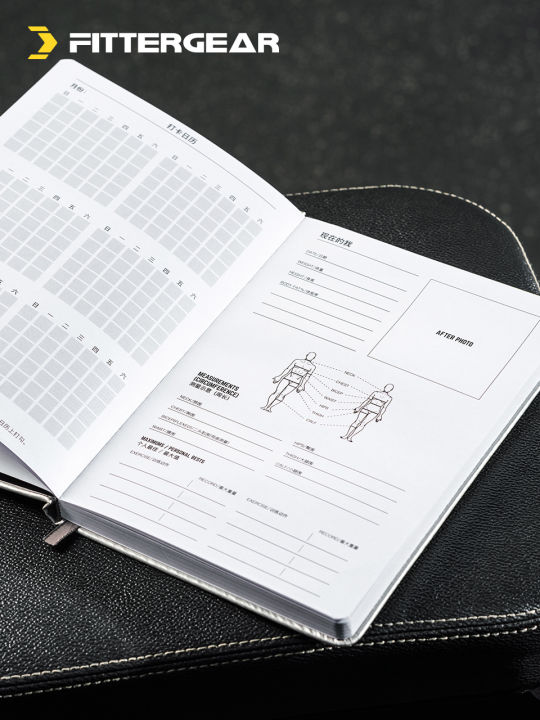 (Preorder)FITTERGEAR:%20TRAINING%20BOOK,%20exercise%20book,%20exercise%20plan%20book,%20PU%20leather%20cover,%20120%20G%20thick%20paper%20-%20Image%204