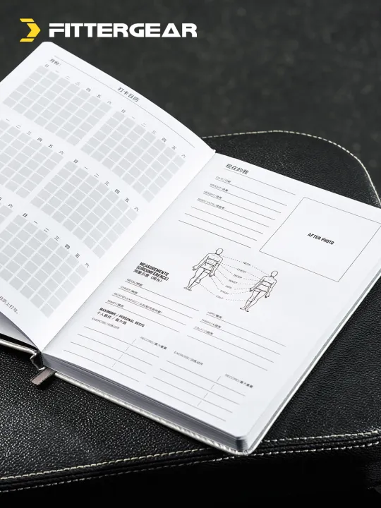 (Preorder)FITTERGEAR:%20TRAINING%20BOOK,%20exercise%20book,%20exercise%20plan%20book,%20PU%20leather%20cover,%20120%20G%20thick%20paper%20-%20Image%204