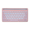 Tech Infinite JB-333 Wireless Keyboard, Bluetooth and Wireless 2.4 GHz, 2 Types of Connection Systems, Multi Pairing, Bluetooth Keyboard That Can Connect Up to 4 Devices, Rechargeable, Compatible with Windows/iOS/Android. 