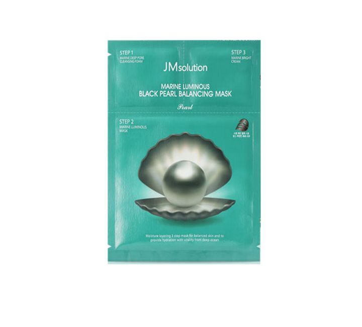 JMsolution Marine Luminous Black Pearl Balancing Mask (1sheet)