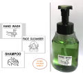 Foam Hand Soap Dispenser 250ml, Liquid Foaming Pump PET Plastic for Bathroom Kitchen Toilet. 